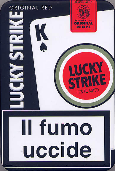 Lucky Strike LUCKY Original Red with K cigarettes Tin Pack